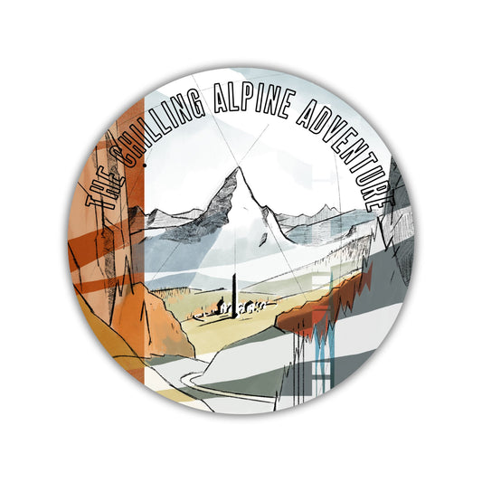 The Chilling Alpine Adventure – Mountain Village Sticker