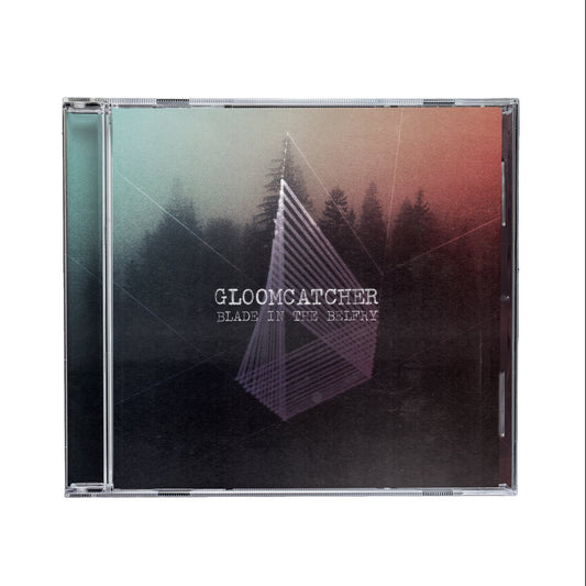 CD cover with 'Gloomcatcher' and 'Blade in the Balfay' text on a gradient background